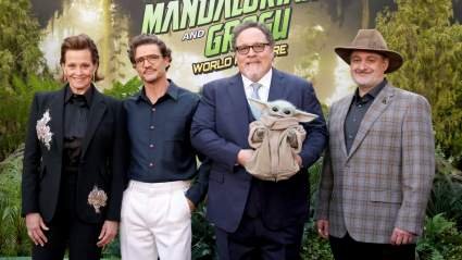 Best Photos From ‘The Mandalorian & Grogu’ Red Carpet
