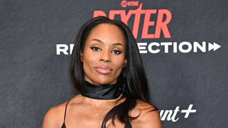 Devyn Simone attends the Dexter: Resurrection world premiere in NY at Alice Tully Hall on July 09, 2025 in New York City