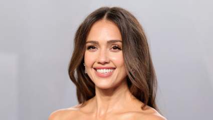 Jessica Alba Turns Heads in Daring Red Corset During Glam 45th Birthday Celebration