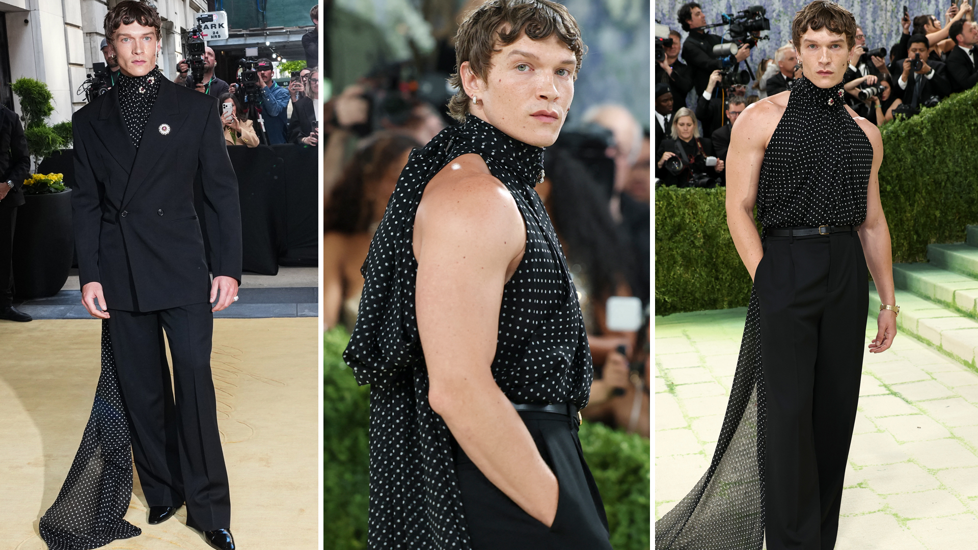 Connor Storrie Bares His Arms In Sleeveless Met Gala Look