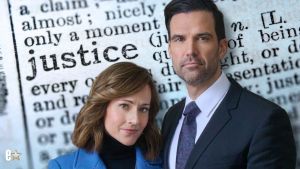 Nikki DeLoach and Benjamin Ayres in "True Justice: Eye for an Eye"