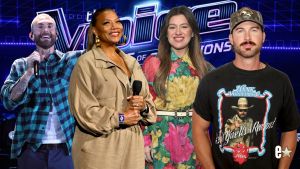 Adam Levine, Queen Latifah, Kelly Clarkson, Riley Green