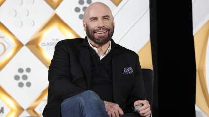 Video – John Travolta Debuts New Look as He Steps Off Airplane, Ready for Big Night with His Beautiful Daughter