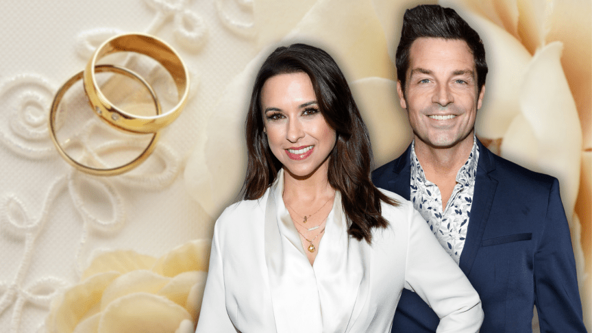 Lacey Chabert and Brennan Elliott