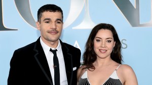 Christopher Abbott and Aubrey Plaza attend the 2026 Tony Awards