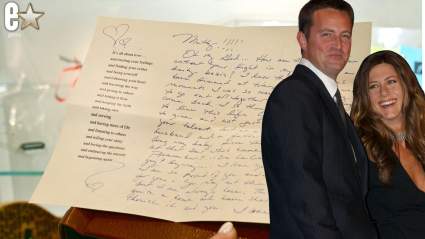 Jennifer Aniston’s Heartfelt Letter to Matthew Perry Pulled From Auction