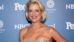 Dorinda Medley poses on the red carpet at the 2024 People and NBCUniversal Upfront in New York City.