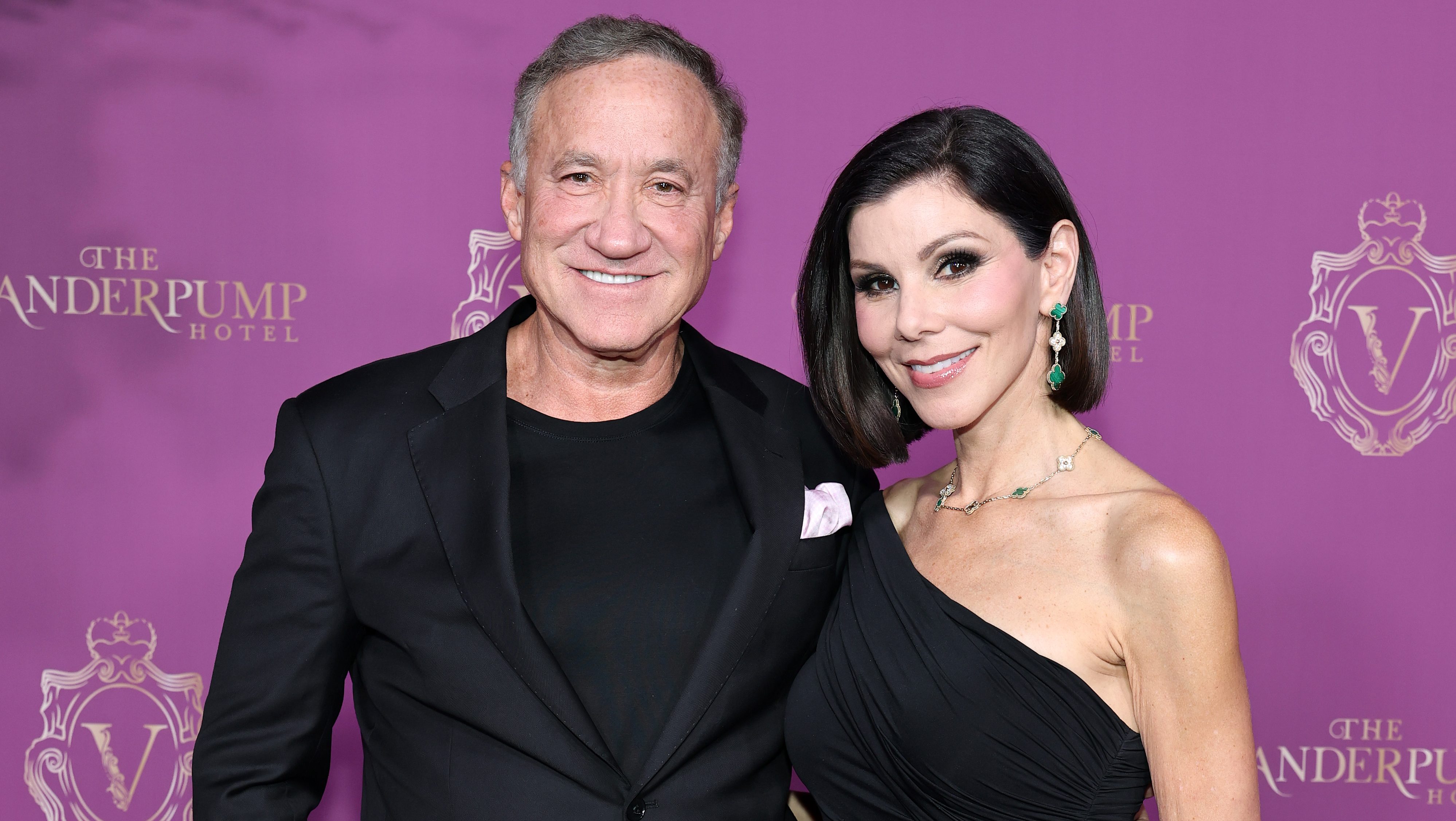 Heather Dubrow and Terry Dubrow attend the grand opening of The Vanderpump Hotel in Las Vegas.