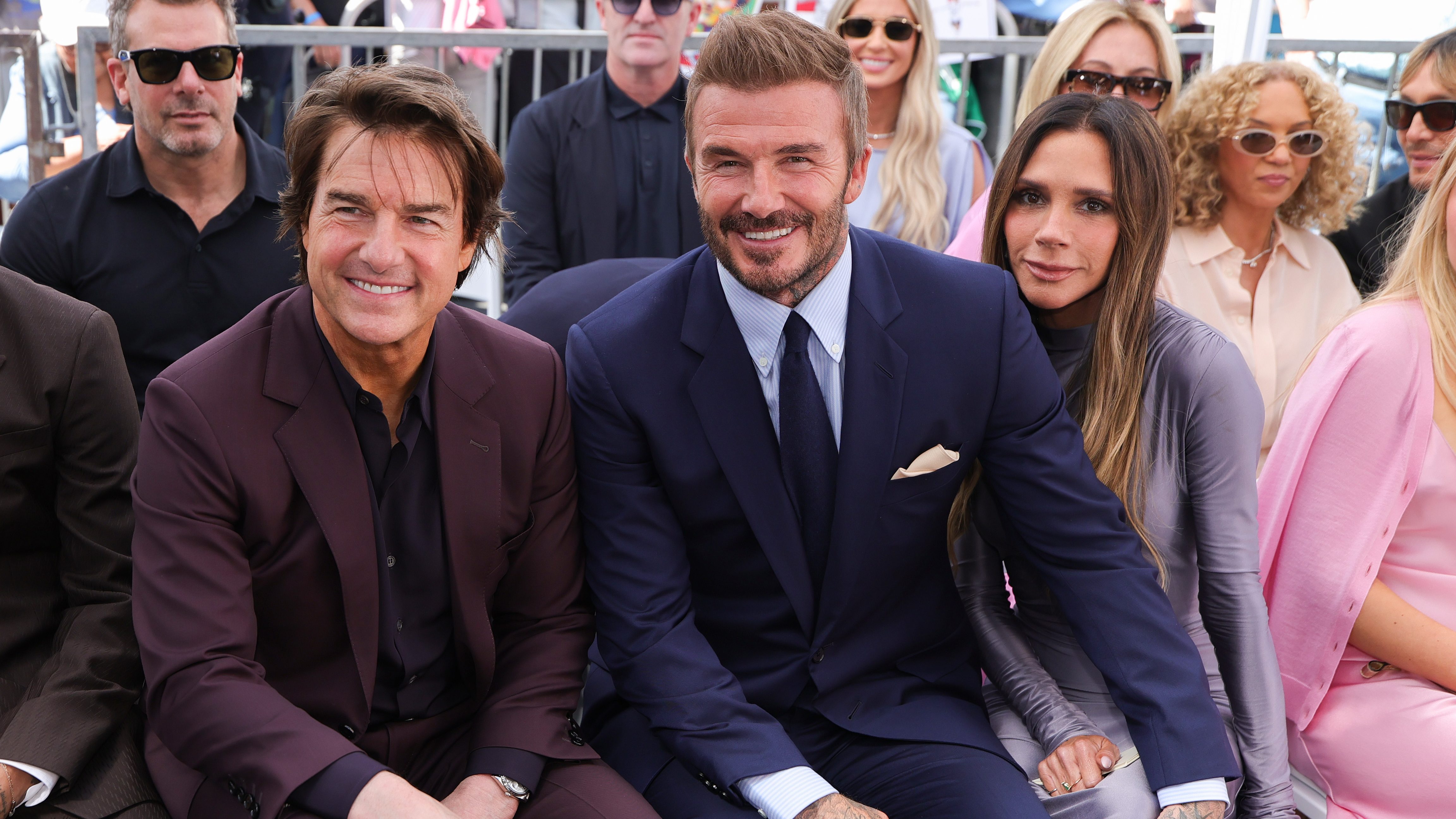 David Beckham é comemorado com uma estrela na Calçada da Fama de Hollywood