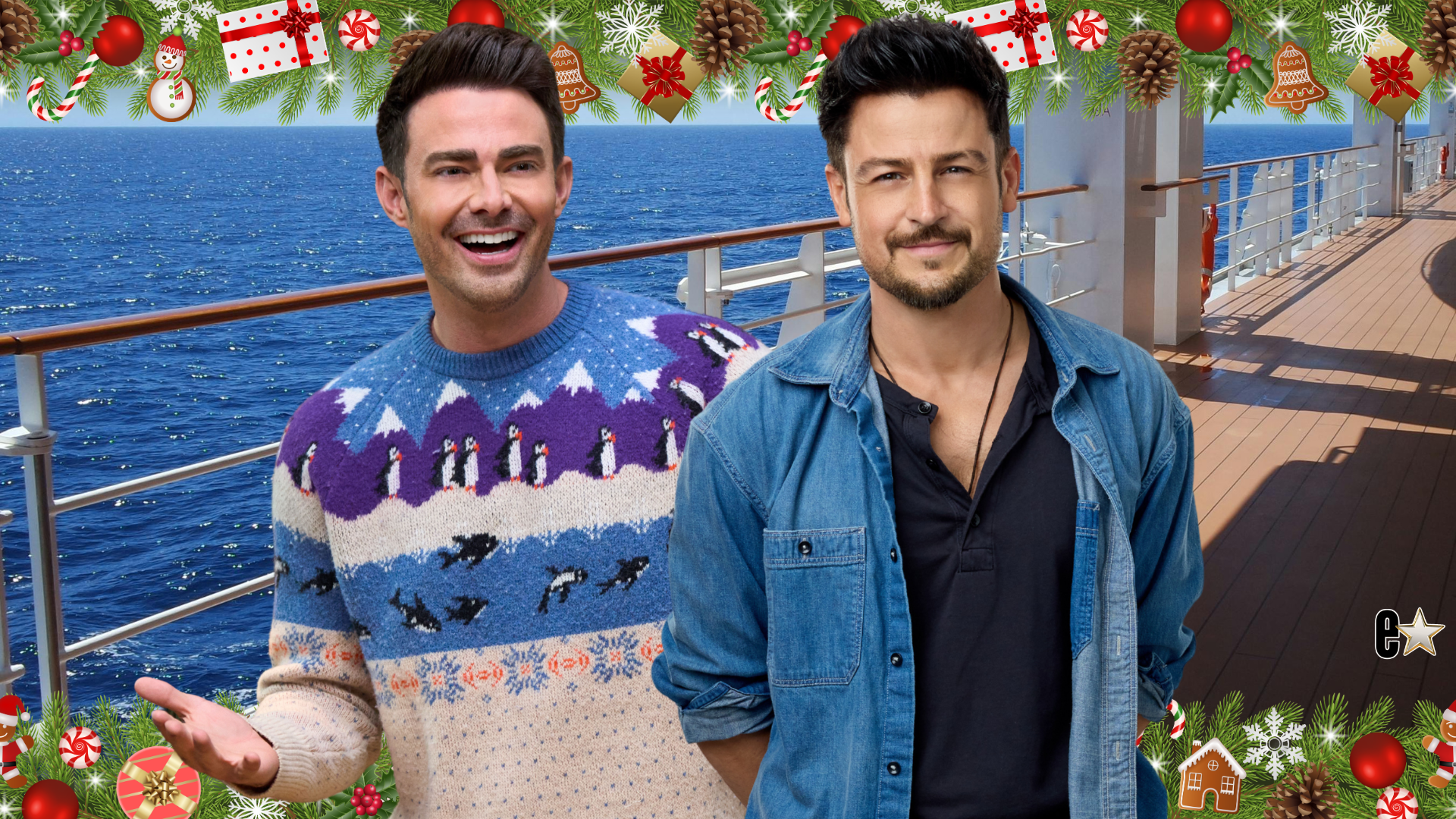 Jonathan Bennett's Hallmark Christmas Cruise Post Gets Even More Chaotic After a Tyler Hynes Joke in the Comments