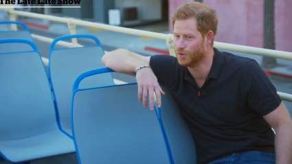 Prince Harry Announces Rare TV Reunion With James Corden Ahead of Planned UK Return