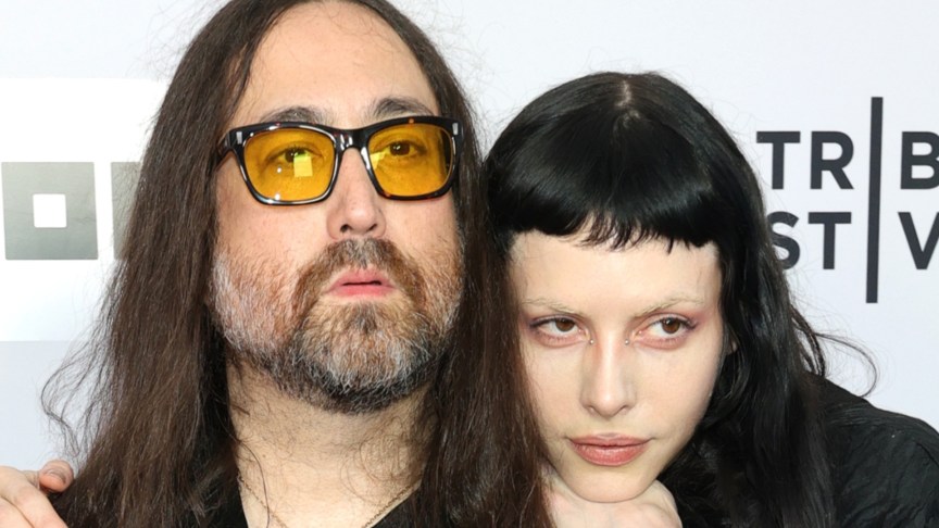 Sean Ono Lennon and Charlotte Kemp Muhl attend an event