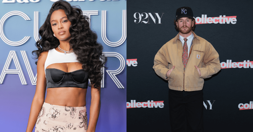Ciara Miller and West Wilson in split Getty Images photo following Summer House season 10 reunion discussion