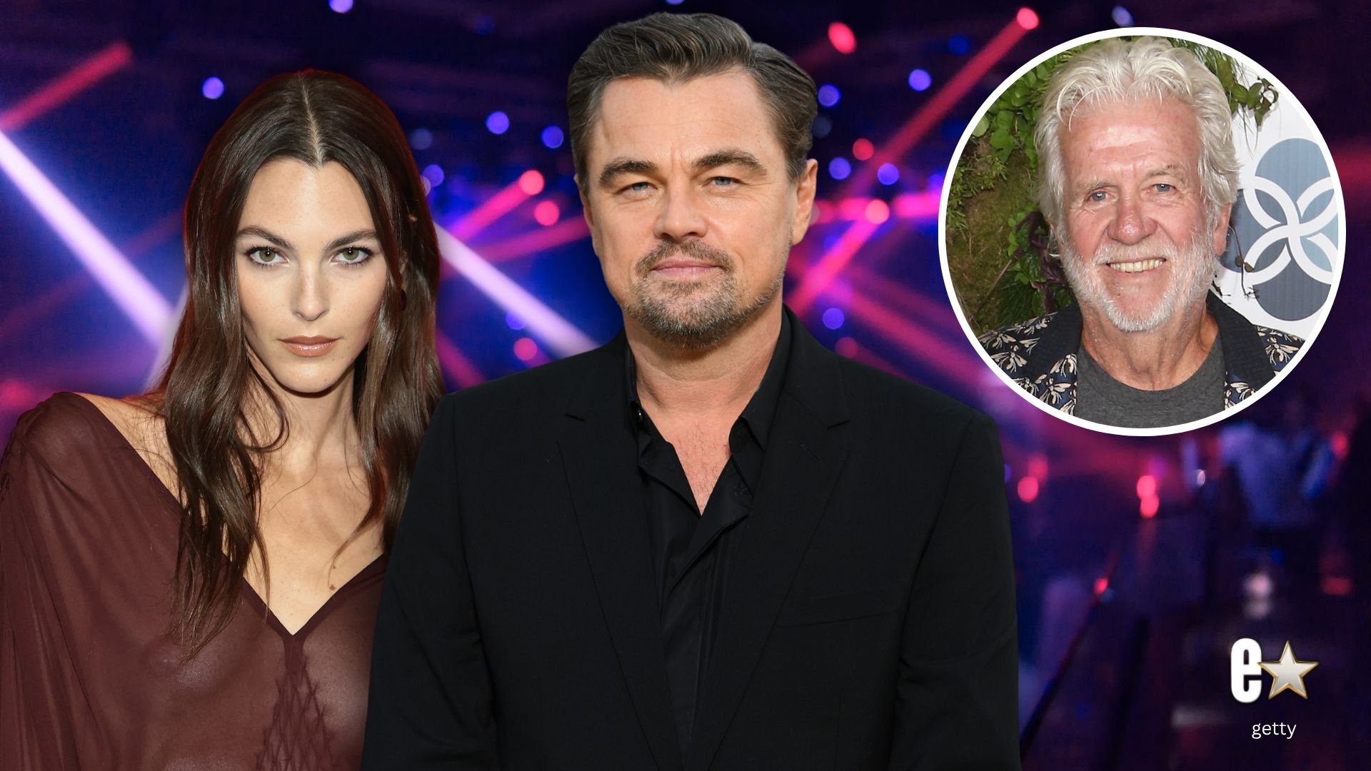 Leonardo DiCaprio deu uma festa em Los Angeles com a namorada Vittoria Ceretti e o padrasto David