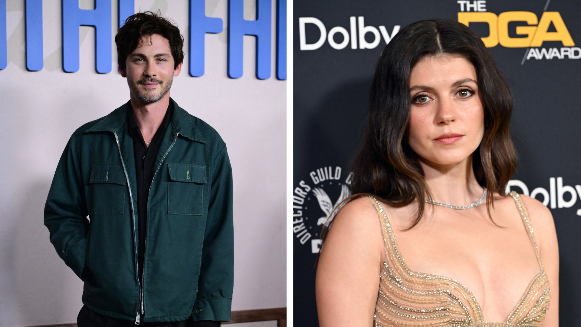 Logan Lerman and Emily Bader