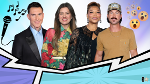 Adam Levine, Kelly Clarkson, Queen Latifah, Riley Green