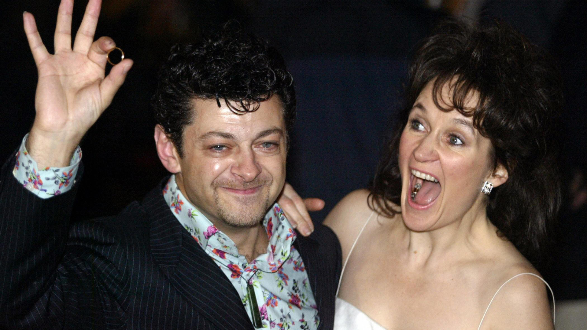 Andy Serkis with small ring.