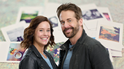 See the First Photos from Ashley Williams & Niall Matter’s New Hallmark Movie ‘Much About Love’