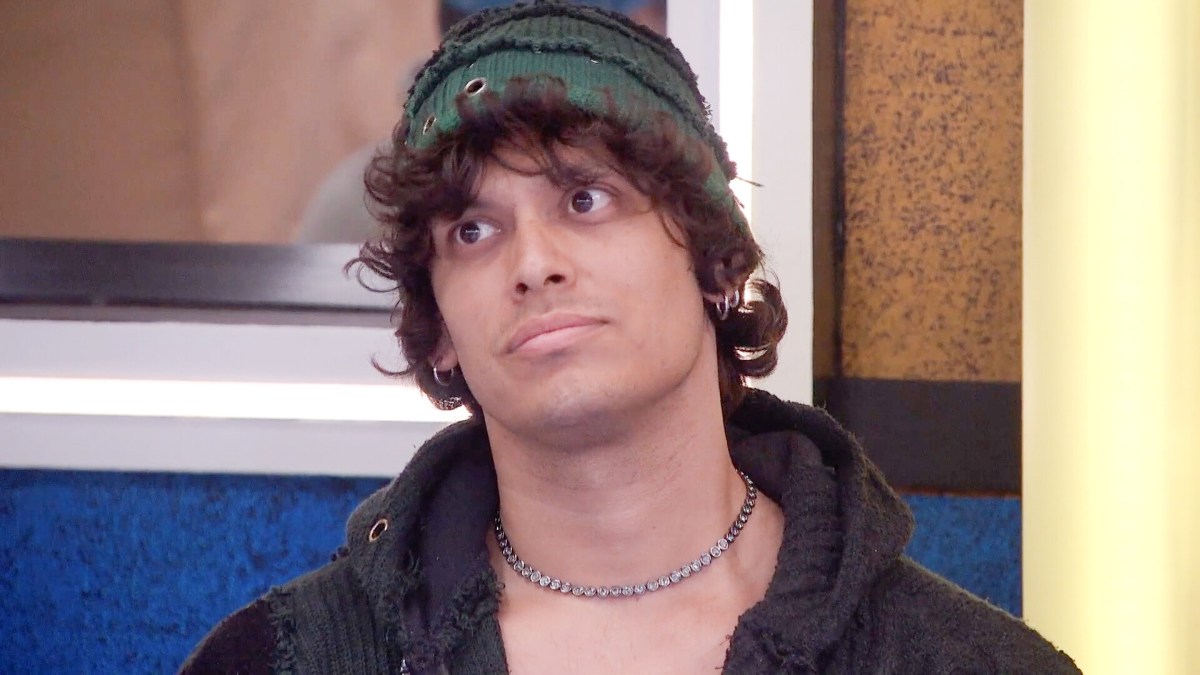 Jason De Puy sits at the table for the 'Big Brother 28' nomination ceremony.