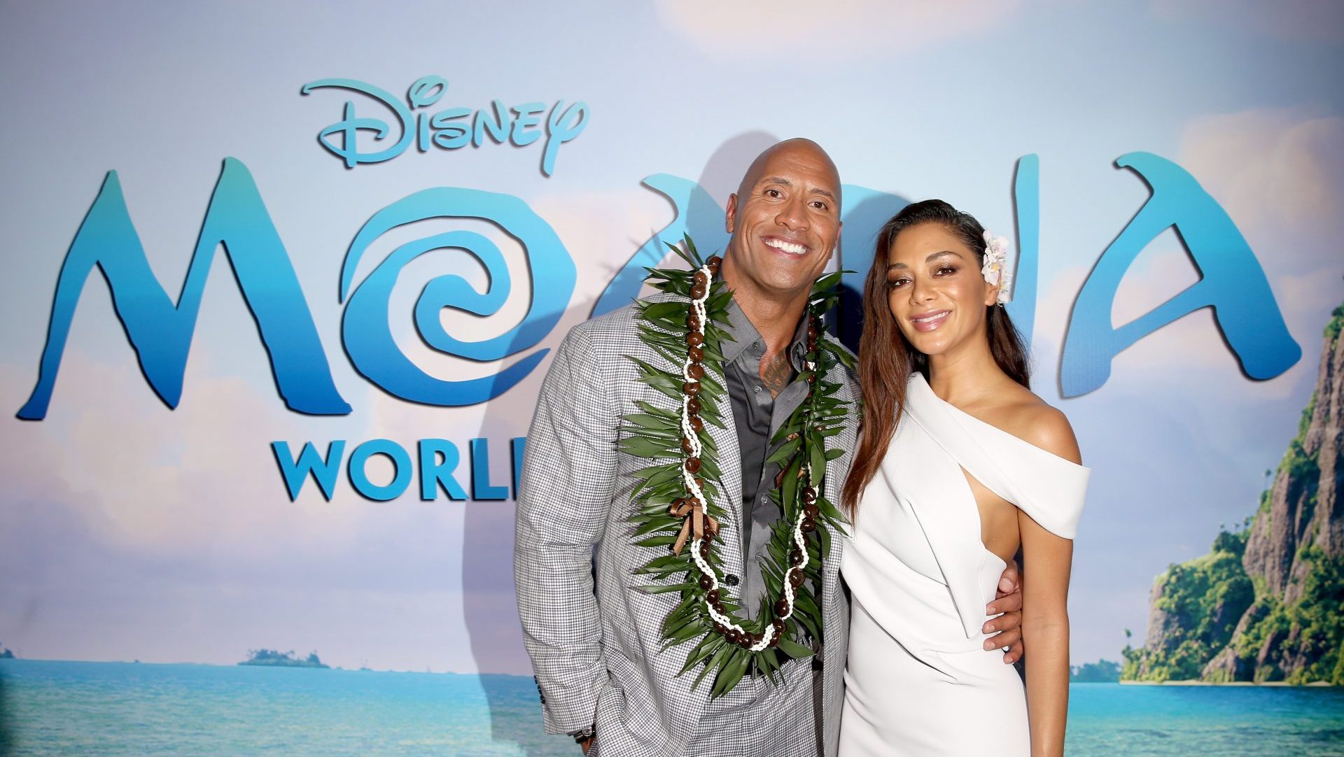 Dwayne Johnson and Nicole Scherzinger