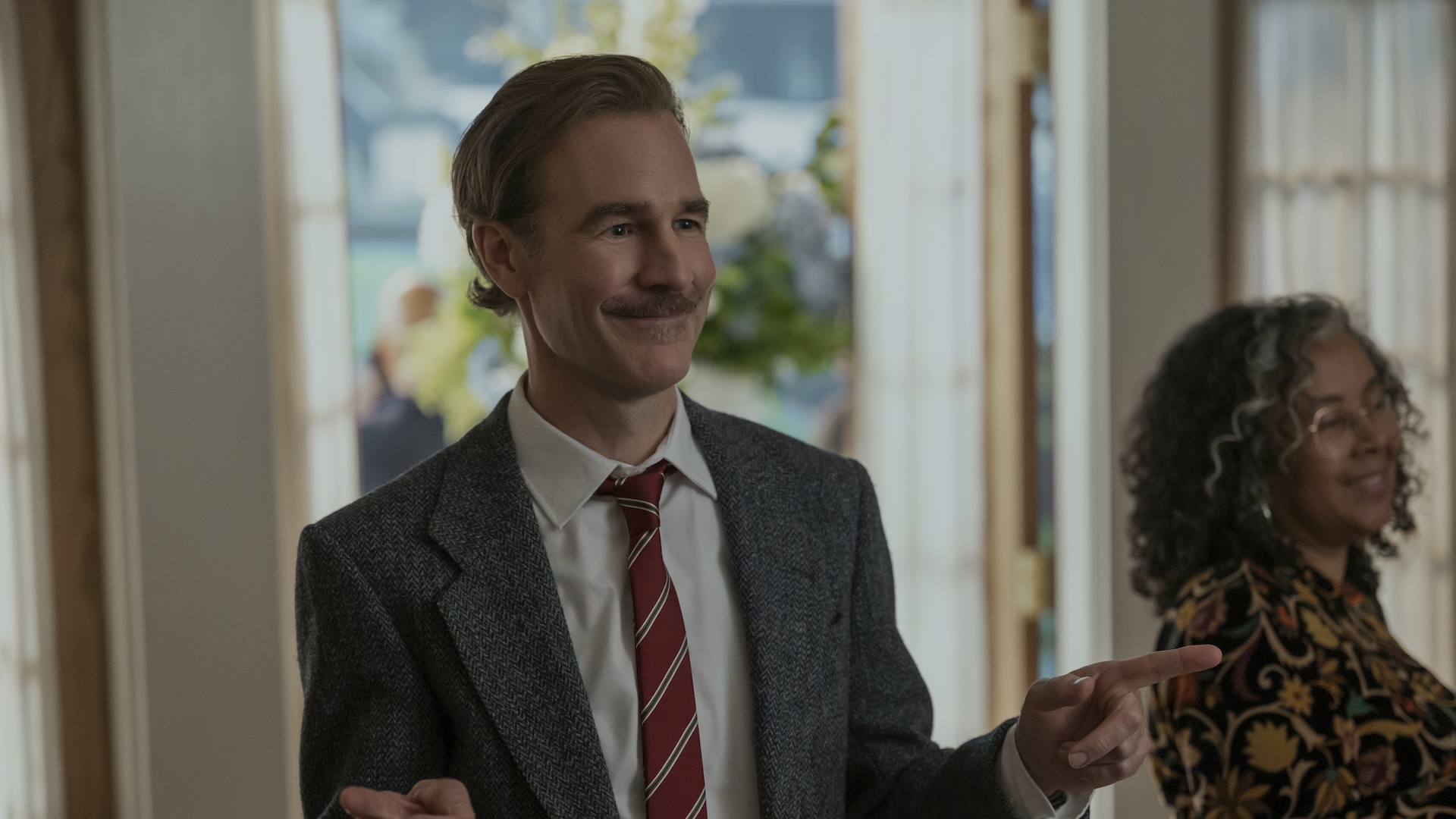 James Van Der Beek in a scene from "Elle."