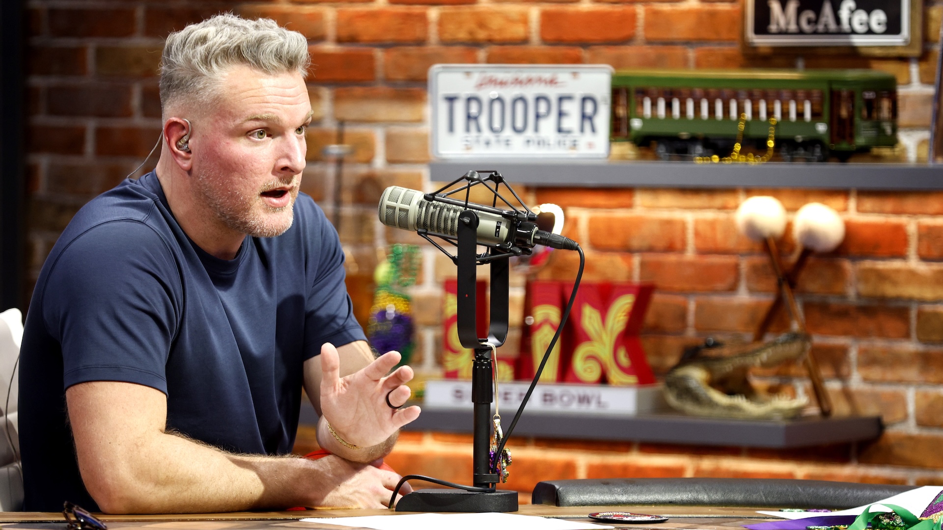 Pat McAfee in studio