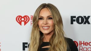 Tamra Judge attends the 2026 iHeartRadio Music Awards in Hollywood amid her response to Andy Cohen over Shannon Beador's alleged restaurant meltdown.