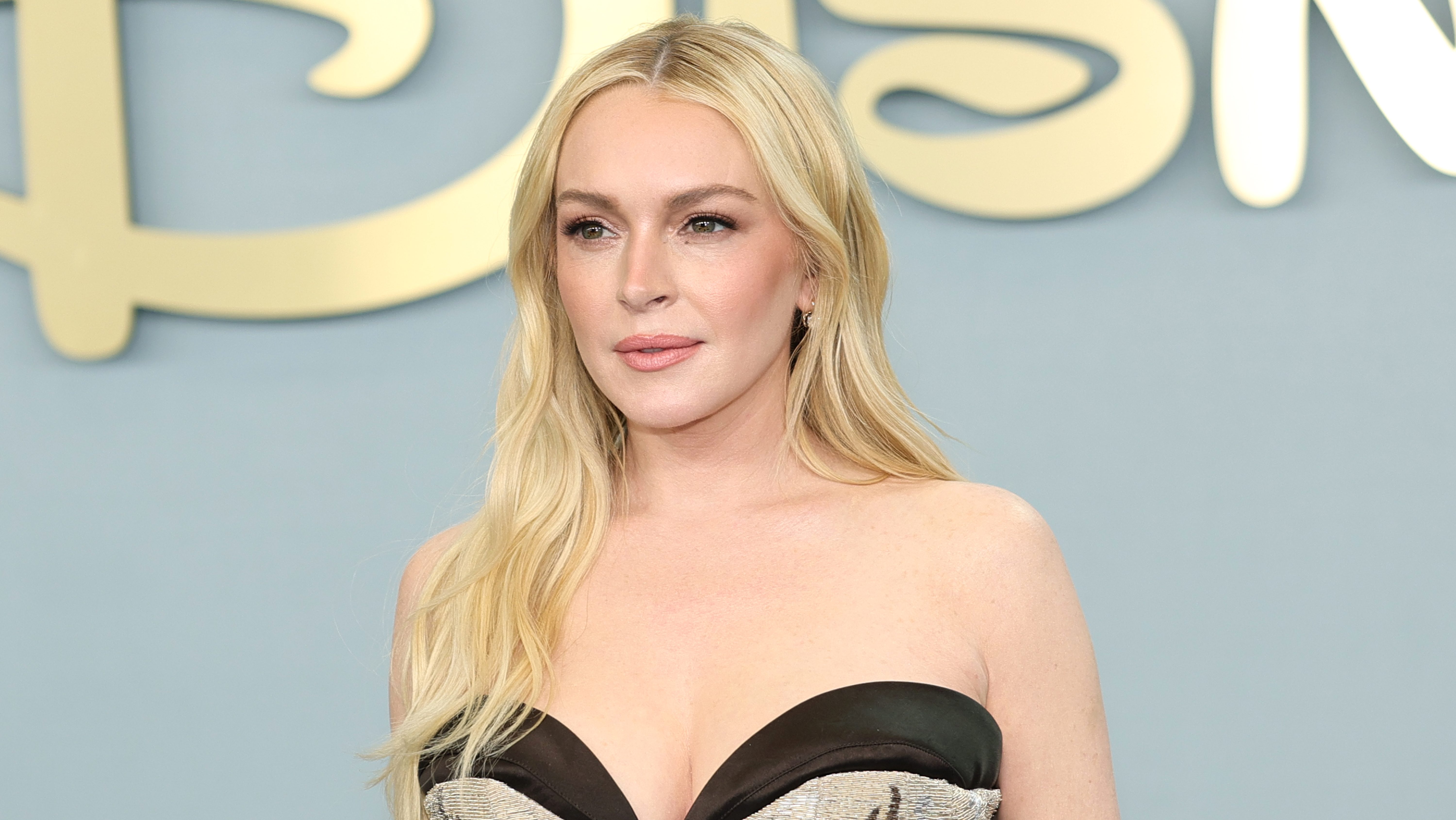 Lindsay Lohan on the red carpet