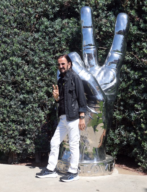Ringo Starr attends birthday event