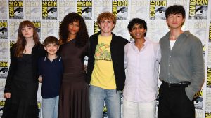 Olive Abercrombie, Levi Chrisopulos, Tamara Smart, Walker Scobell, Aryan Simhadri and Charlie Bushnell