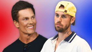 Tom Brady and Justin Bieber