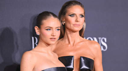 Heidi Klum and Daughter Leni, 22, Twin with Teeny String Bikinis for Boat Day in St. Barts: PHOTOS