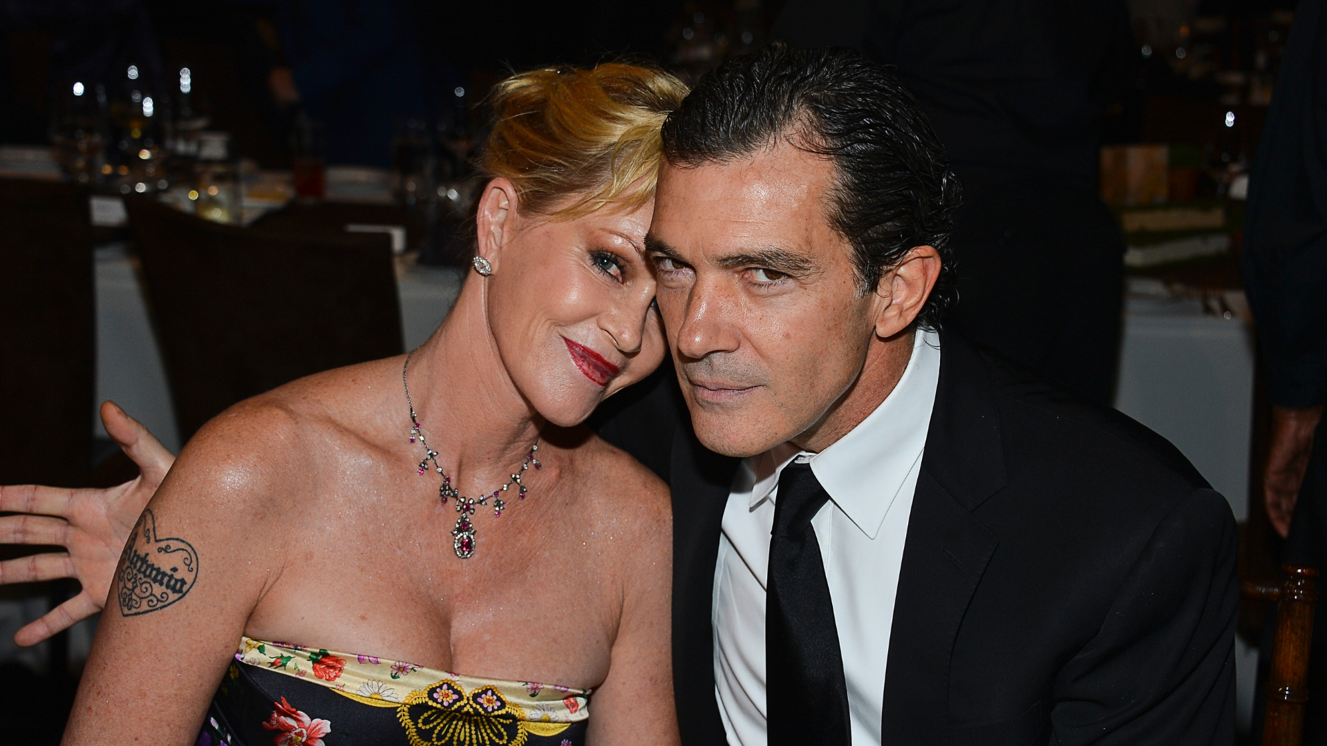 Melanie Griffith and Antonio Banderas