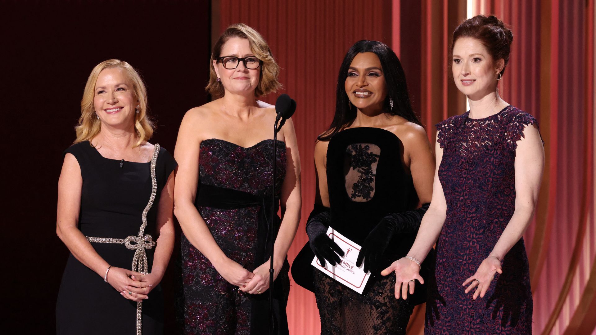 Angela Kinsey, Jenna Fischer, Mindy Kaling, and Ellie Kemper