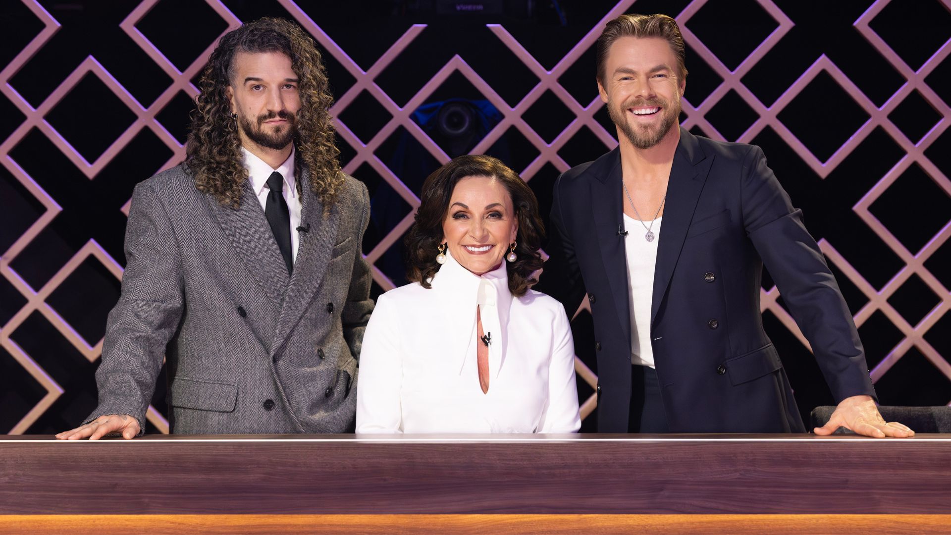 Mark Ballas, Shirley Ballas, and Derek Hough