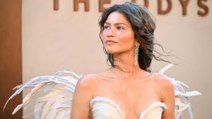 Zendaya red carpet look at "The Odyssey" NYC premiere