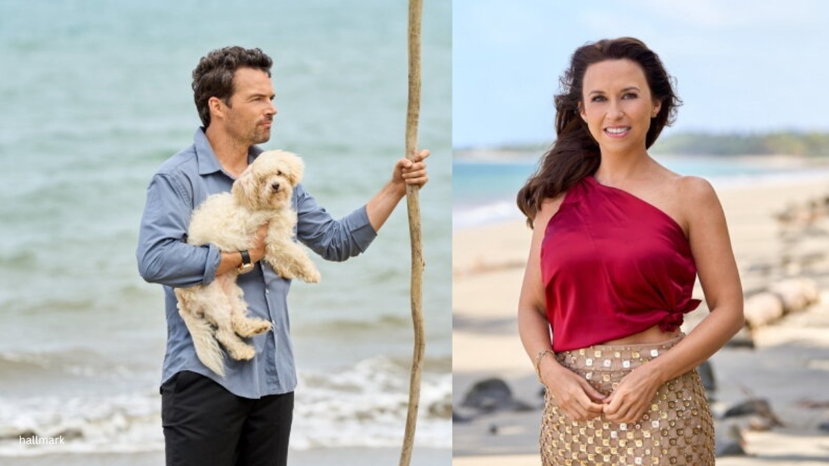 Ian Harding and Lacey Chabert