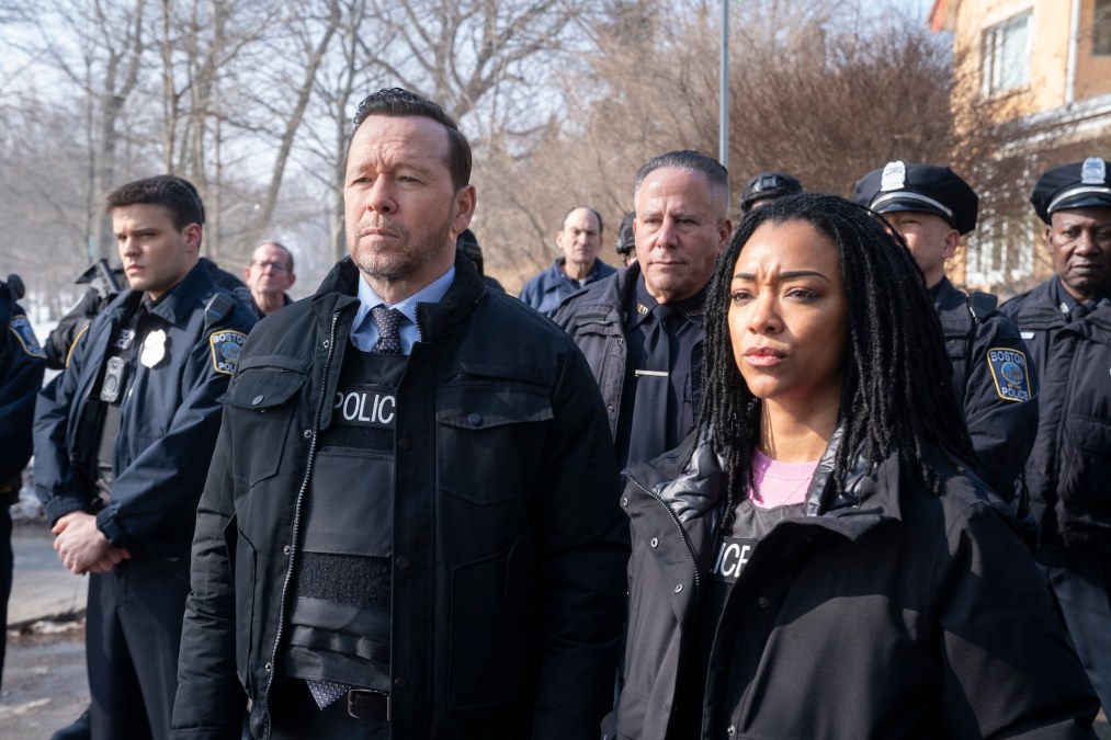 Donnie Wahlberg and Sonequa Martin-Green in "Boston Blue"