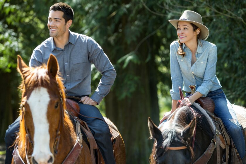 Jesse Metcalfe and Autumn Reeser in Hallmark's "A Country Wedding"