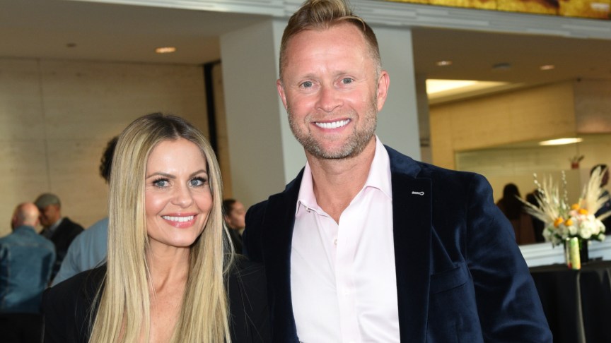 Candace Cameron Bure and Valeri Bure attend an event