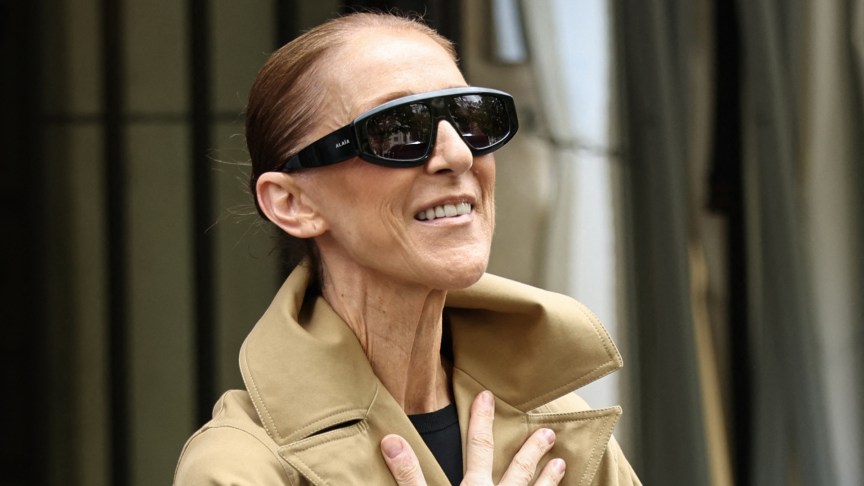 Celine Dion reappears in public