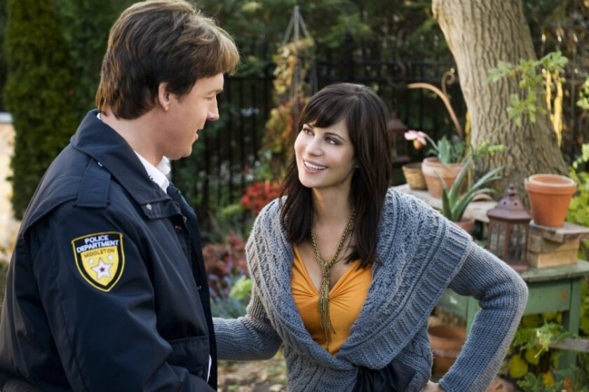 Chris Potter and Catherine Bell in Hallmark's "The Good Witch's Garden"