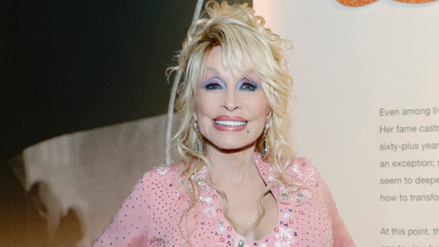 Dolly Parton smiling at an event