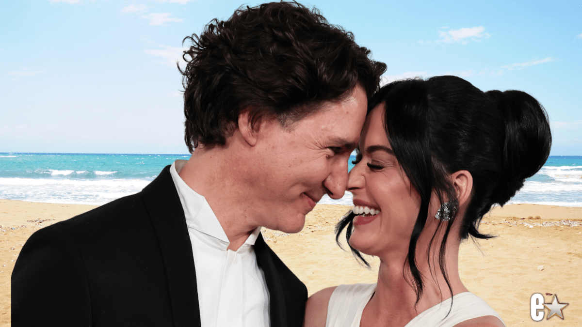Katy Perry and Justin Trudeau show PDA