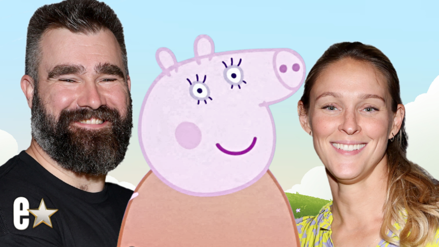 Jason Kelce Mummy Pig Kylie Kelce