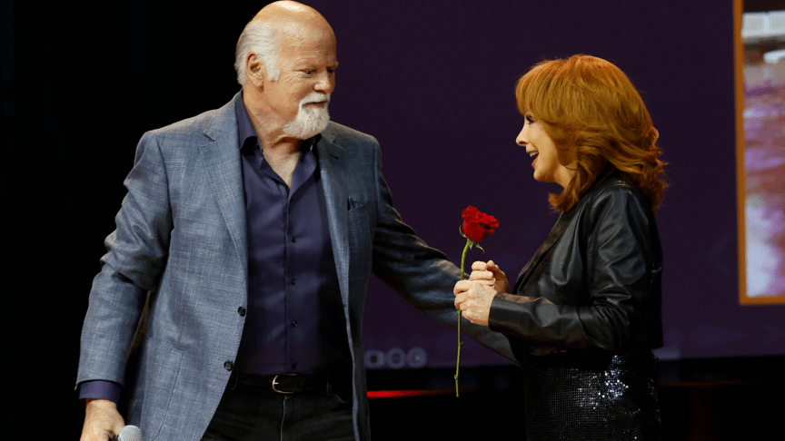 Rex Linn and Reba McEntire