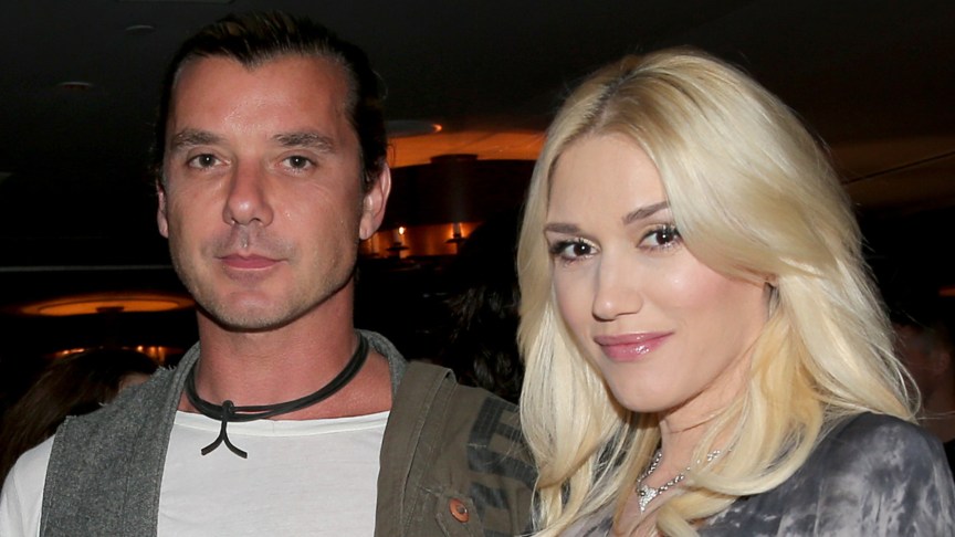 Gavin Rossdale and Gwen Stefani attend an event