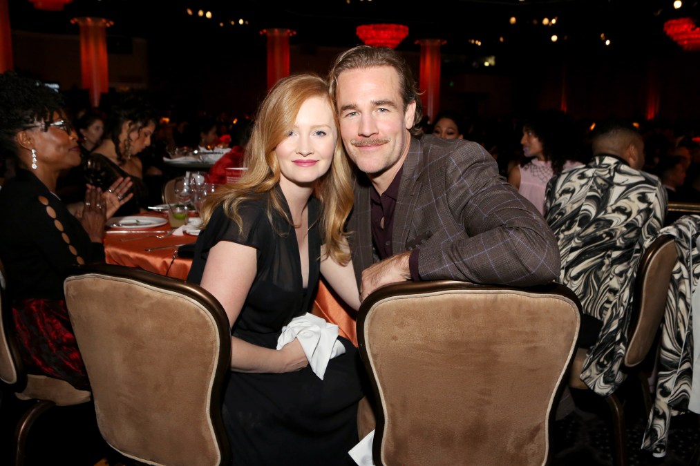 Kimberly Van Der Beek and James Van Der Beek.