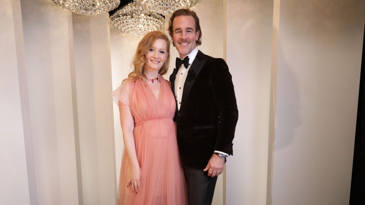 Kimberly Van Der Beek and James Van Der Beek.