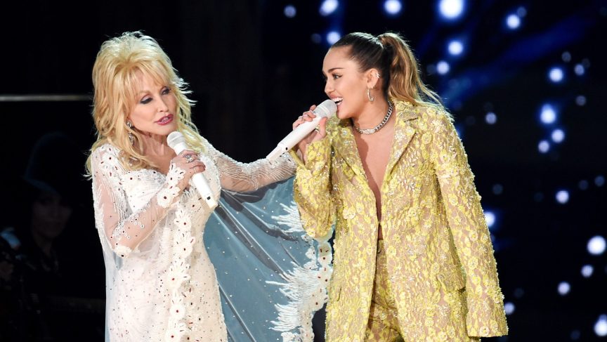 Dolly Parton and Miley Cyrus
